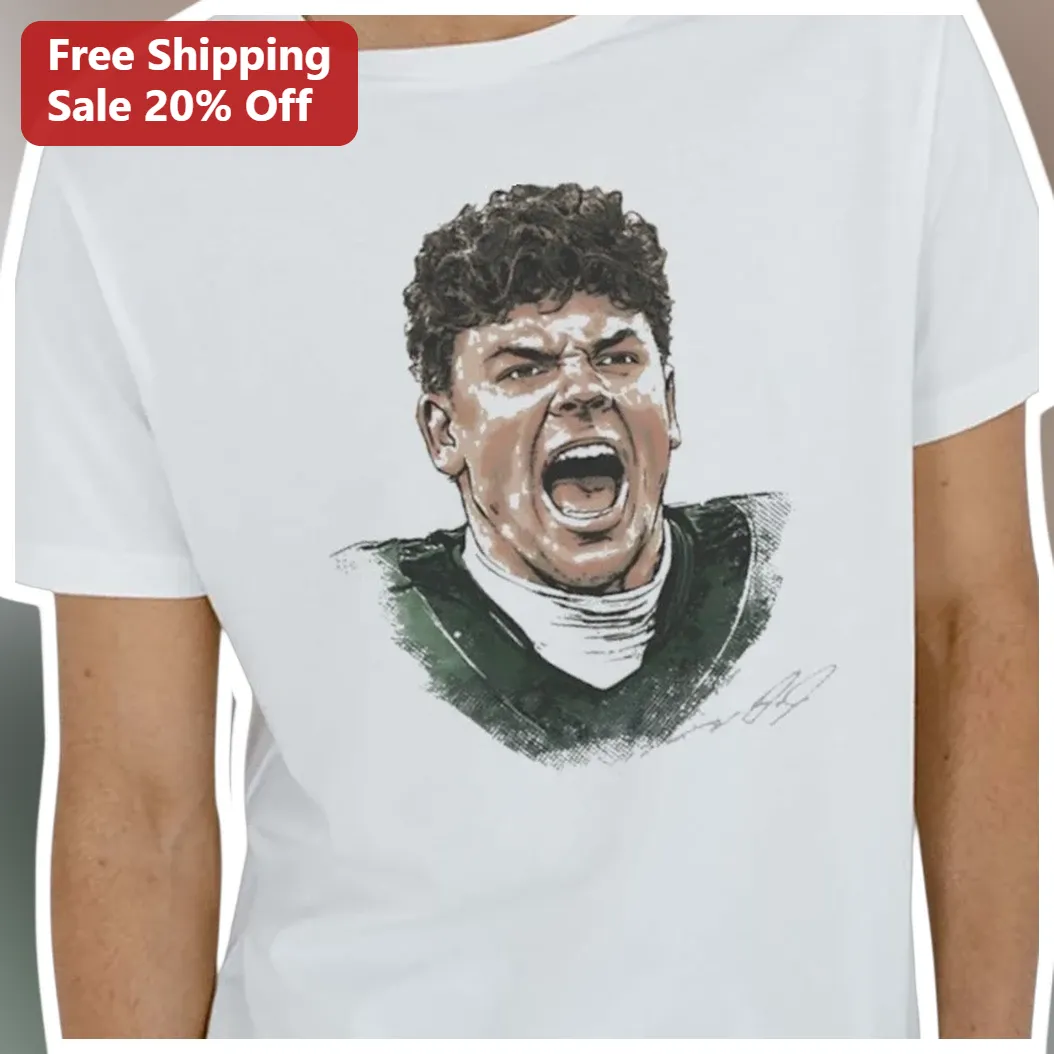 Caleb Williams Iceman Sketch Portrait Tee Chicago Bears NFL Fan Gift