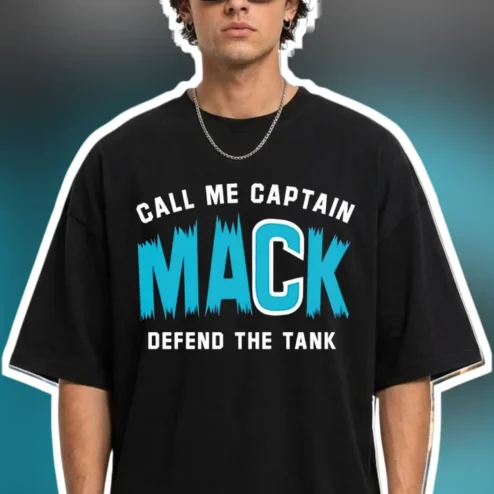 Call Me Captain Mack Defend The Tank Tee Kids Comedy Superhero Show Merch Gift