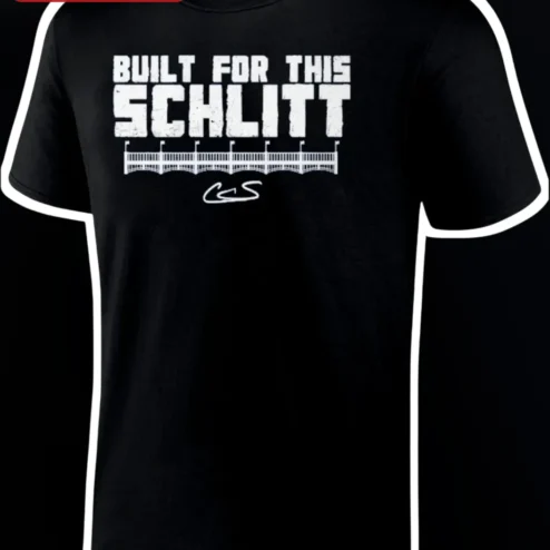 Cam Built For This Schlitt Tee Distressed Vintage Baseball Fan Gift