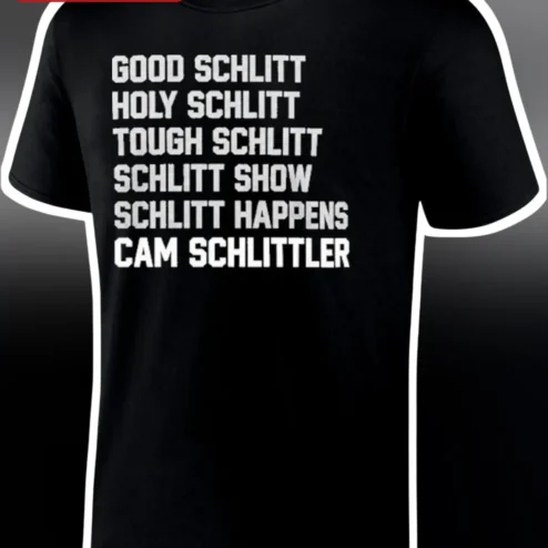 Cam Good Schlitt Holy Schlitt Tee Funny Wordplay Gift for Fans
