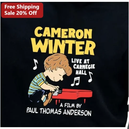 Cameron Winter Live At Carnegie Hall Tee A Film By Paul Thomas Anderson Graphic Shirt