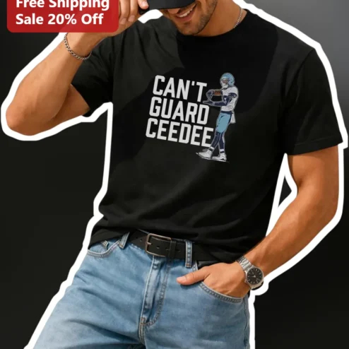 Can't Guard Ceeddee Tee Dallas Cowboys CeeDee Lamb NFL Fan Graphic Shirt