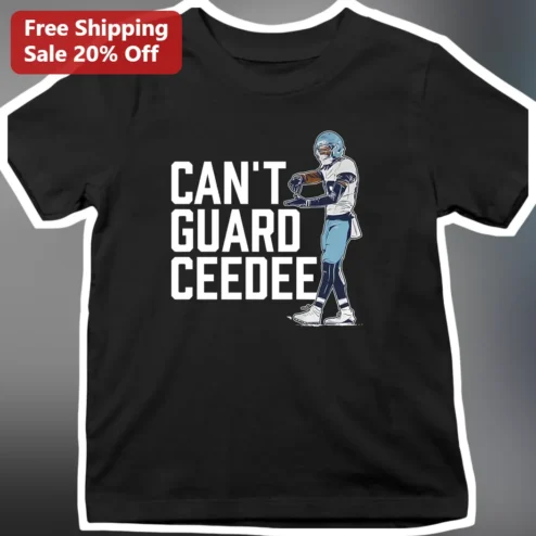 Can't Guard CeeDee Lamb Dallas Cowboys Fan Tee Game Day NFL Football Humor Shirt