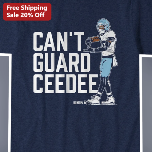Can't Guard CeeDee Lamb NFL Football Player Graphic Tee for Men Women Gift