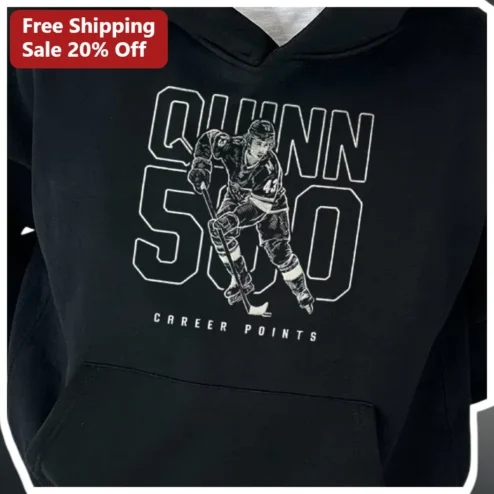 Career Points Hoodie Ice Hockey Milestone Achievement Pullover for Players Coaches Fans