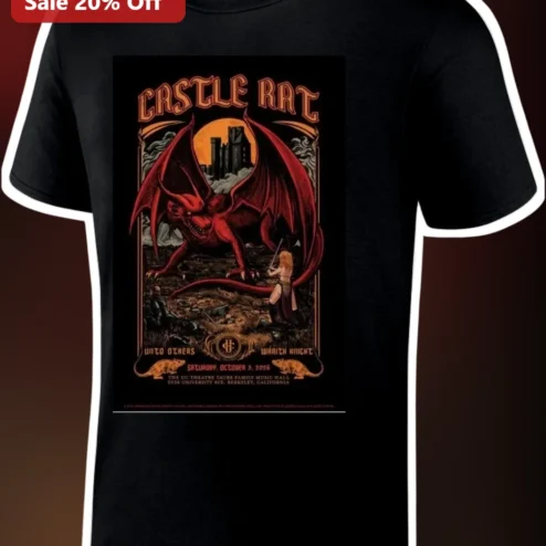 Castle Rat Wraith Knight Unto Others Graphic Tee Fantasy Metal Band Shirt
