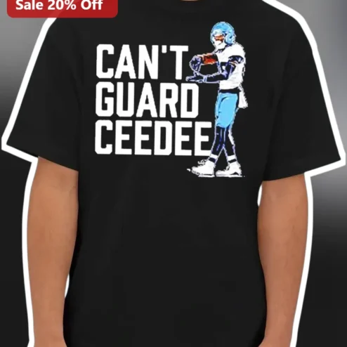 CeeDee Lamb Can't Guard CeeDee Vintage Football Tee Dallas Cowboys Fan Gift