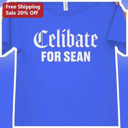 Celibate For Sean Meme Tee Pop Culture Graphic Shirt for Fans