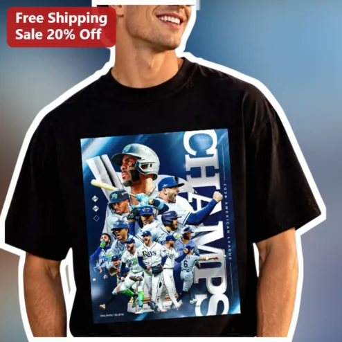 CHAMPS 2026 American League Baseball Tee Tampa Bay Rays Fan Shirt