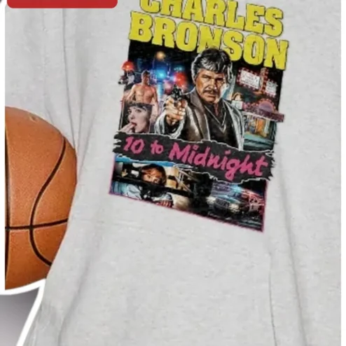 Charles Bronson 10 to Midnight Vintage Movie Poster Graphic Tee