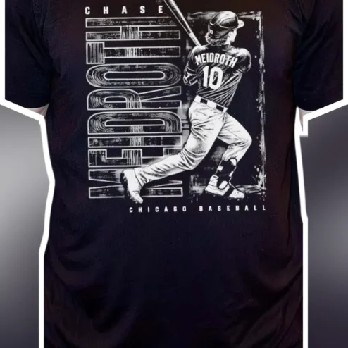 Chase Meidroth Chicago Baseball Tee Vintage Distressed White Sox Rookie Fan Gift Apparel