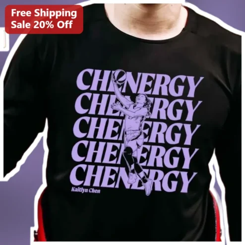 CHEMENERGY Long Sleeve Tee Basketball Player Graphic Athletic Shirt for Women