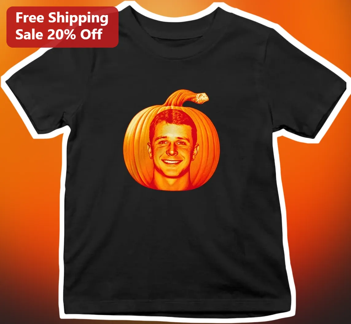 Chet Hanks Pumpkin Head Graphic Tee Halloween Meme Shirt for Men Women