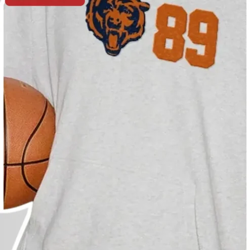 Chicago Bears Logo Tee Men's NFL Fan Apparel Gameday Shirt Personalized Number Gift