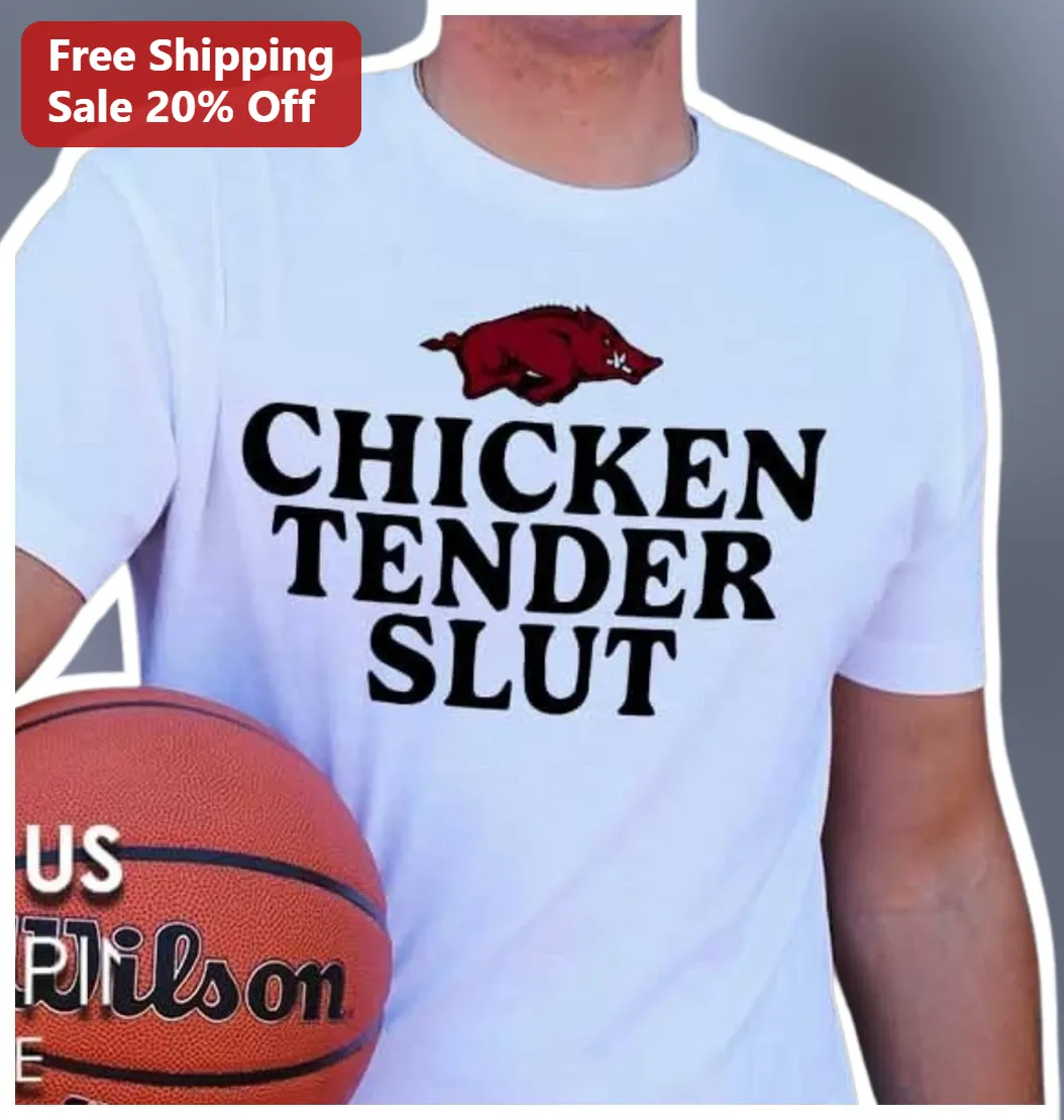 Chicken Tender Slut Tee Funny Viral Meme Foodie Graphic T-Shirt Unisex Gift for Men Women