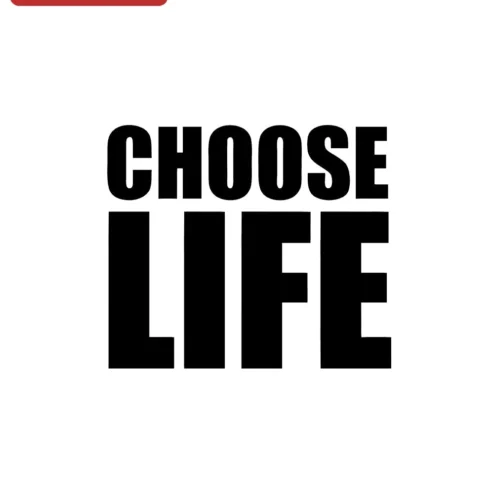 Choose Life Decal Vinyl Sticker for Car Laptop Window Pro Life Advocacy Bold Typography