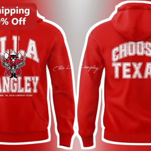 Choosin' Texas Hoodie Ella Langley Country Music Western Pullover Gift for Fans