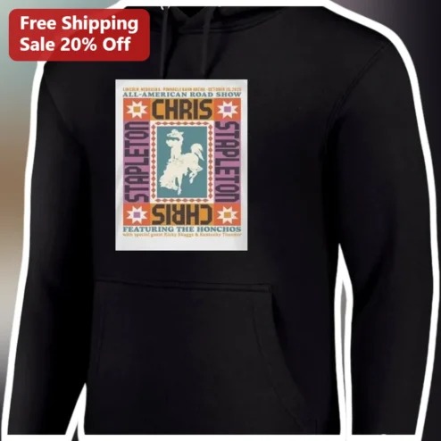 Chris Stapleton All-American Road Show Hoodie Vintage Country Music Tour Merch