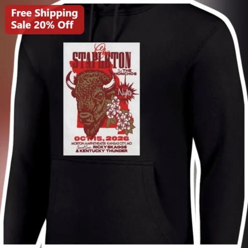 Chris Stapleton All-American Road Show The Honchos Hoodie Country Music Tour Merch