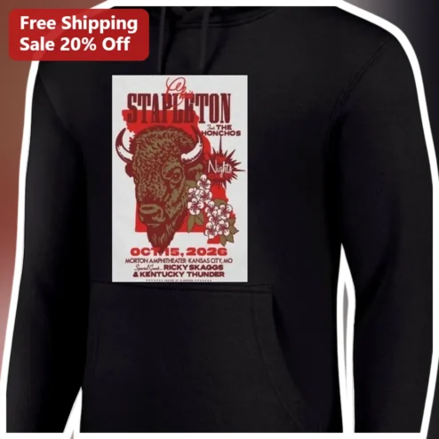 Chris Stapleton The Honchos Nights On Fire Hoodie Country Music Vintage Concert Merch