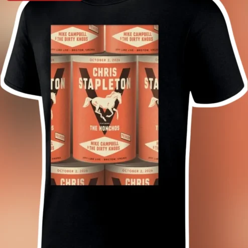 Chris Stapleton The Honchos Tour Tee October 2 2026 Jiffy Lube Live Bristow VA Concert Shirt