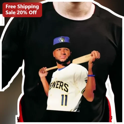 Christian Yelich Tee Milwaukee Brewers Baseball Player Fan Apparel
