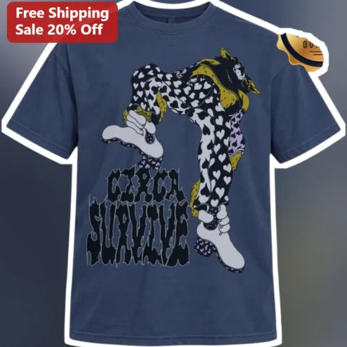 Circa Survive Vintage Style Graphic Tee for Men Women Alternative Rock Merch