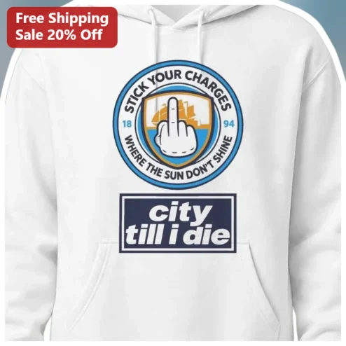 City Till I Die Hoodie San Diego Parody Graphic Streetwear Pullover