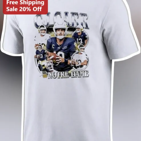 CJ Carr Notre Dame Fighting Irish QB Tee College Football Fan Gift
