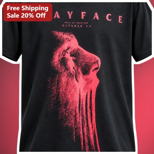 Clayface Only In Theaters October 23 Graphic Tee Horror Movie Shirt