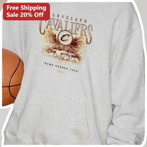 Cleveland Cavaliers Home Opener 2026 Sweatshirt NBA Fan Gear Gift