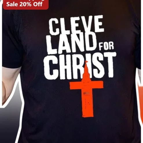 Cleveland For Christ Tee Faith Based Christian Apparel Terminal Tower Graphic Shirt