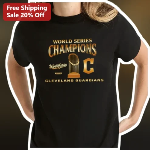 Cleveland Guardians World Series Champions Tee Baseball Fan Apparel