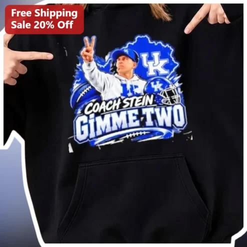 Coach Stein Gimme Two Hoodie Kentucky Wildcats Luka Garza Fan Gear
