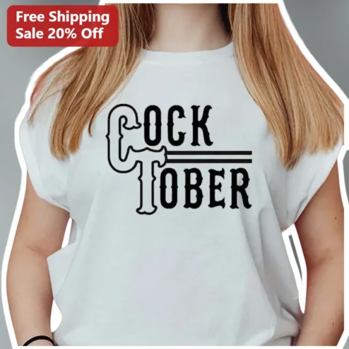 Cocktober Funny Cocktail Month Graphic Tee for Men Women Halloween Party Gift