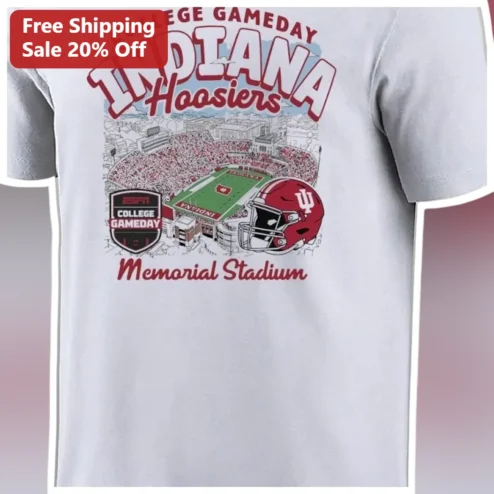 College GameDay Indiana Hoosiers Memorial Stadium Football Tee