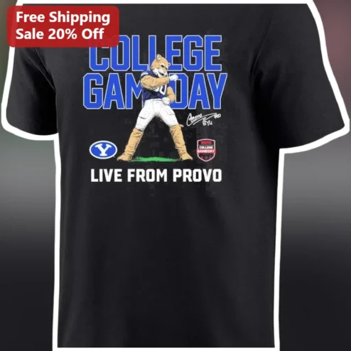 College GameDay Live From Provo BYU Football Tee