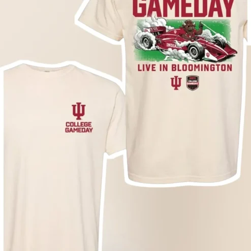 College GameDay Live In Bloomington Tee Indiana Hoosiers Football Fan Apparel