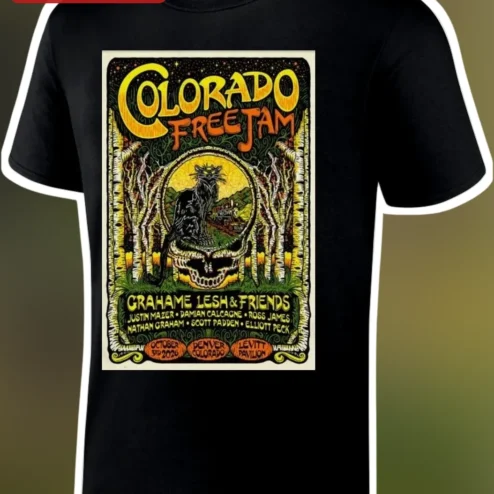 Colorado Free Jam Ft. Grahame Lesh Friends Tee