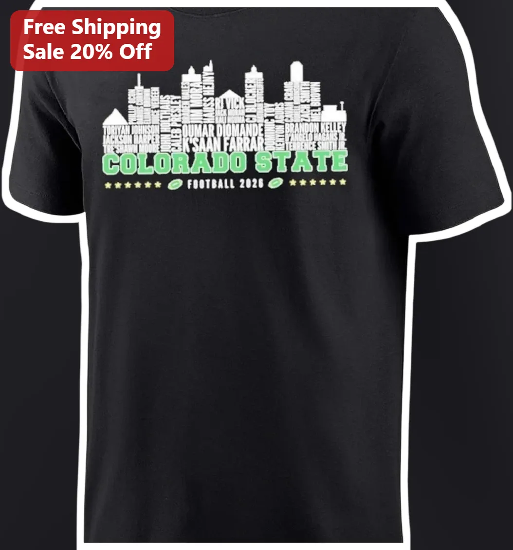 Colorado State Football 2026 Tee CSU Rams College Fan Gear Shirt