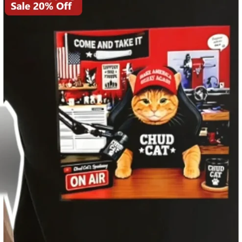 Come And Take It Chud Cat Tee Political Satire Meme Graphic Shirt