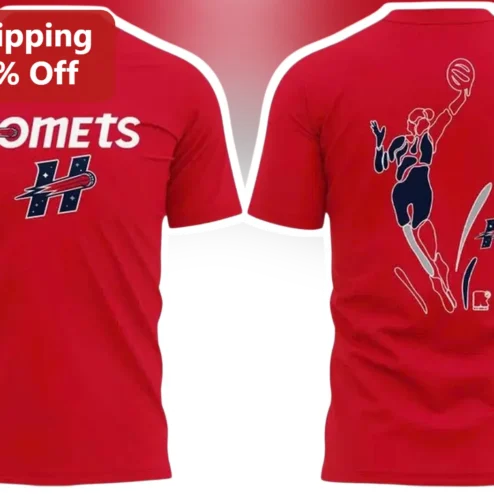 COMETS Tee Women's Basketball Player Graphic Shirt Retro Athletic Fan Apparel