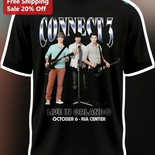Live In Orlando October 6 Kia Center Jonas Brothers Tee
