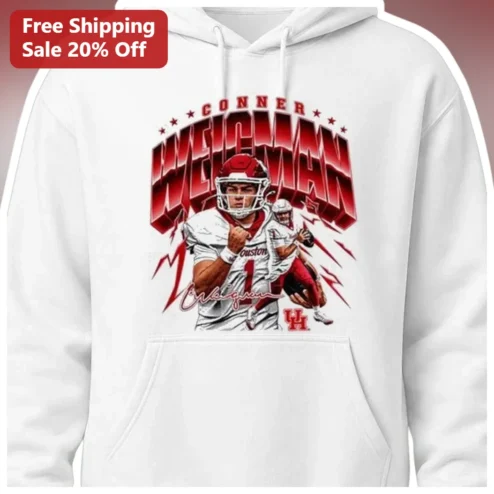 Conner Weichman Houston Cougars Football Player Hoodie