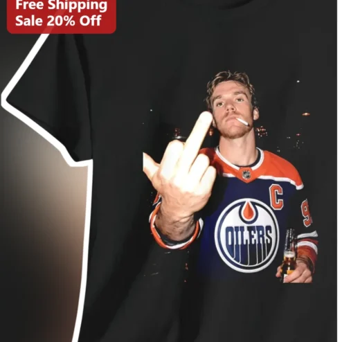 Connor McDavid Tee Edmonton Oilers Hockey Fan Graphic Shirt