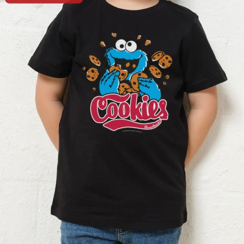 Cookie Monster Cookies Tee Kids Sesame Street Graphic T-Shirt