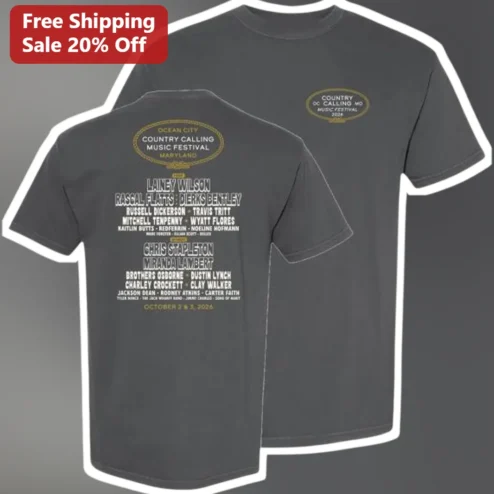 Country Calling Music Festival Ocean City Maryland Tee Country Calling 2026 Lineup Merch Gift for Country Fans