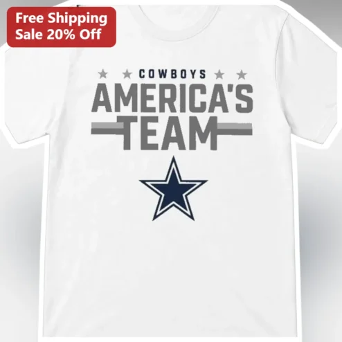 Cowboys America's Team Tee Dallas Cowboys Fan Shirt Game Day Apparel