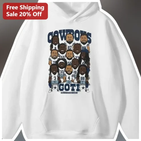 COWBOYS GOTI Dallas Cowboys Hoodie Greatest Offense There Is NFL Fan Apparel