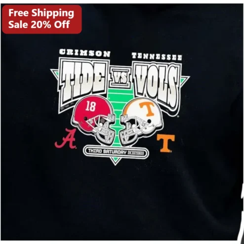 Crimson Tide vs Tennessee Vols Third Saturday in October Hoodie